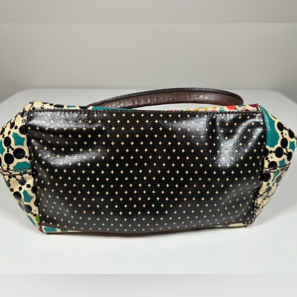 Fossil Key Per Printed Coated Canvas & Leather Tote Bag - Picture 8 of 13